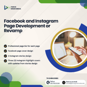 Facebook and Instagram Page Development and Revamp