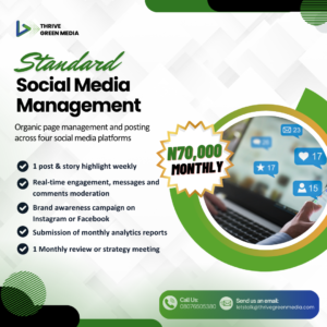 Standard Social Media Management Package