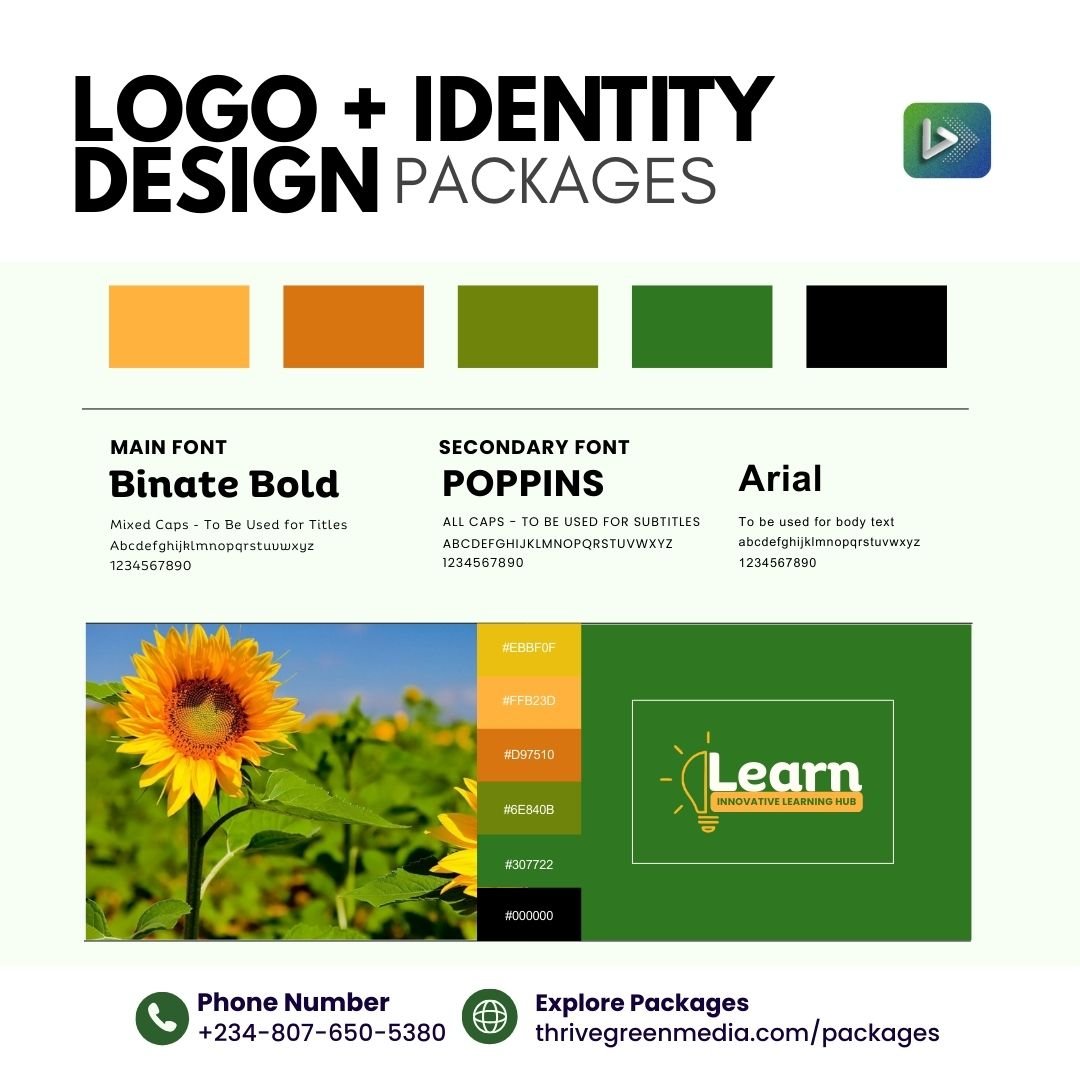 Logo and Brand Identity Design Package